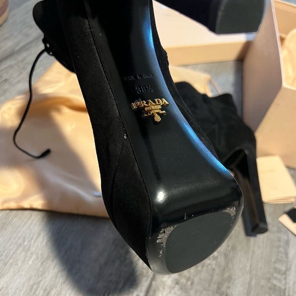 Prada Platform Boot Heels - Picture 5 of 10